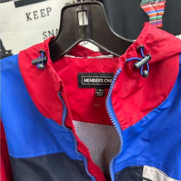 Members Only Red, Blue, and White Windbreaker - Picture 4 of 7
